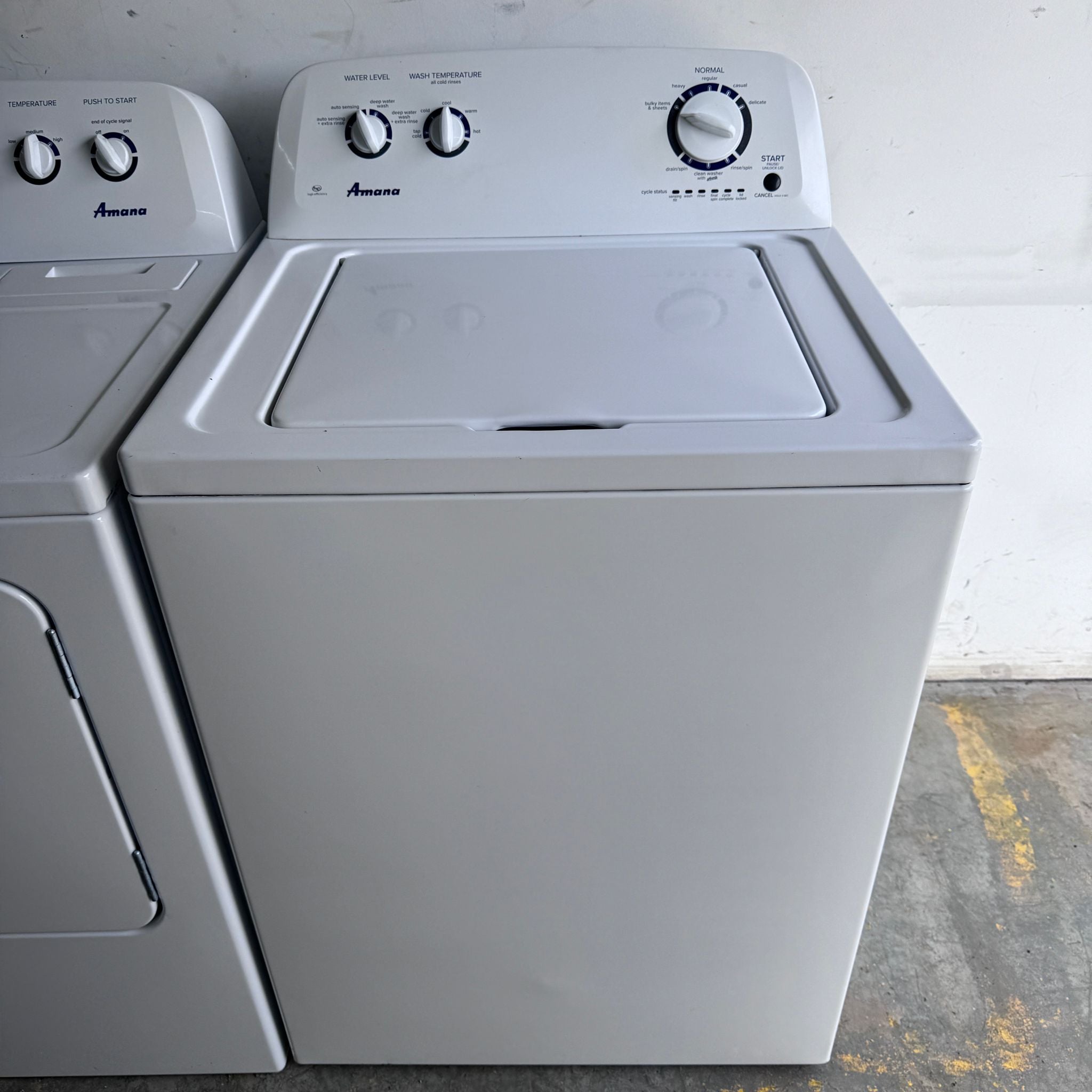 Amana Washer and Dryer Set Amana Washer and Dryer Set